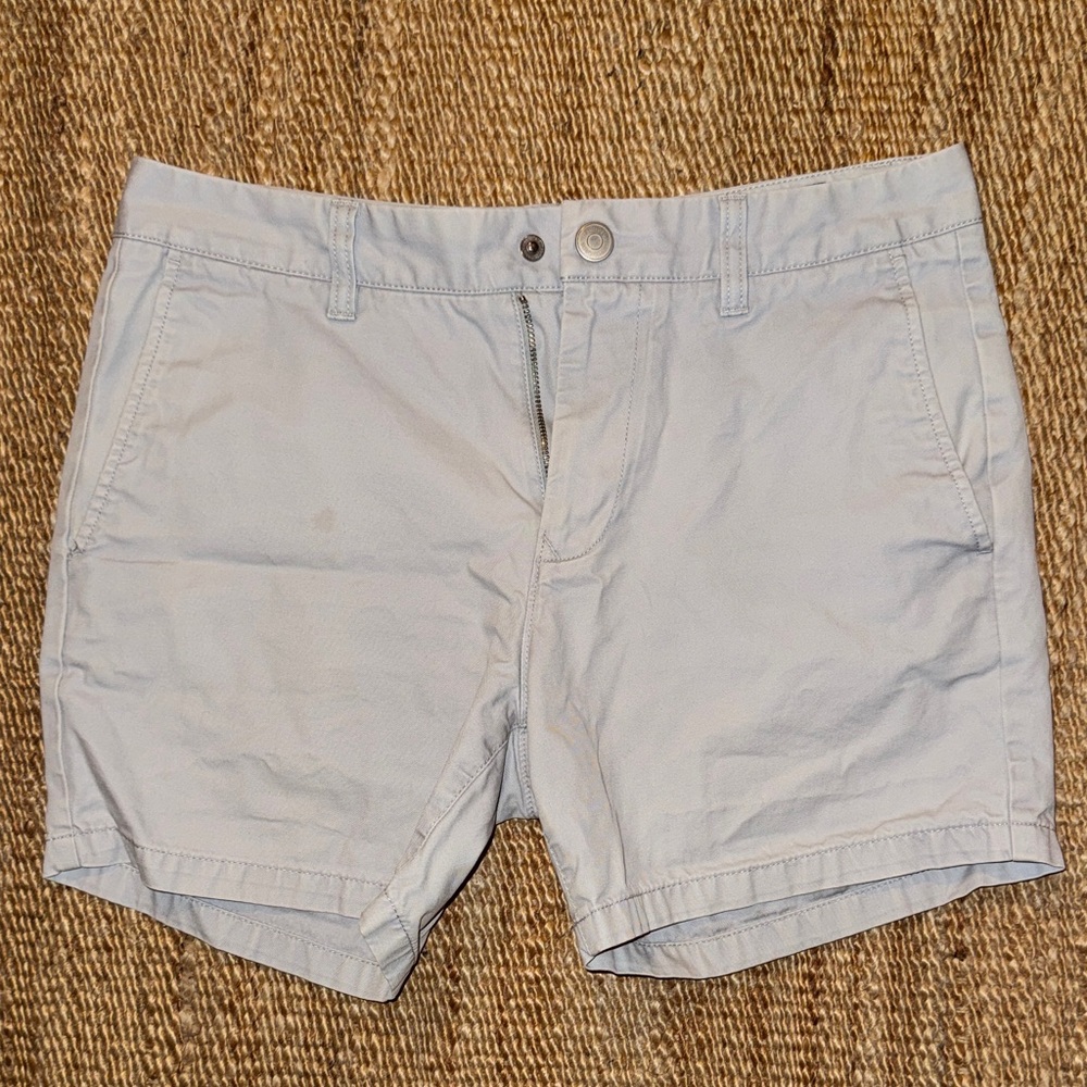 Bonobos Light Gray Flat Front Shorts